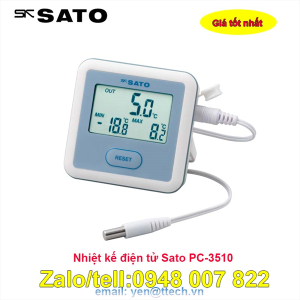 Nhiệt kế điện tử Sato PC-3510 Min-Max